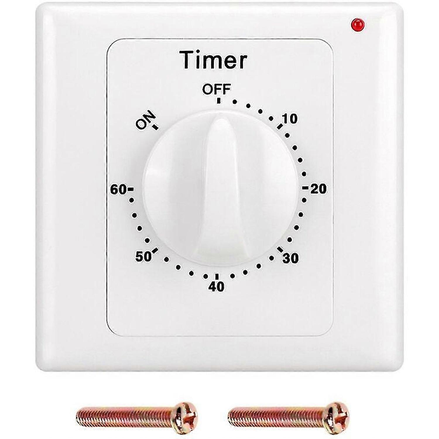 AC 220V High Performance Pump Timer Switch Electronic Control Mechanical Countdown Socket Time Switch-60min