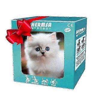 Engaging Realistic AI Robot Cat Toy - Interactive Fabric Companion Tailored for Children's Enjoyment