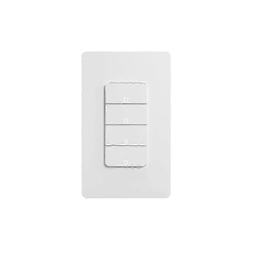 Matter WiFi Smart Light Switch 4-Gang US Push Button Wall Switch