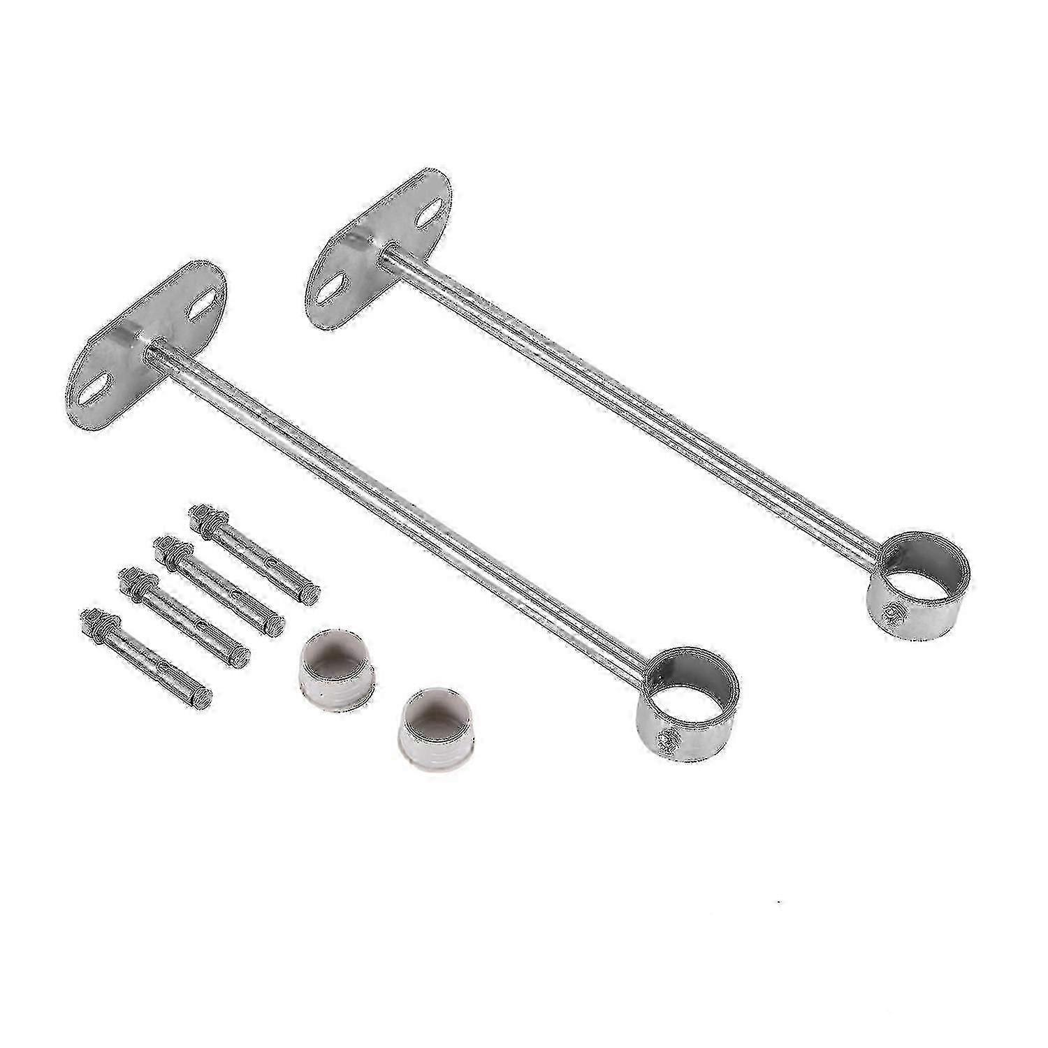 25mm Dia Pipe Flange Socket Ceiling Mount Bracket 2pcs