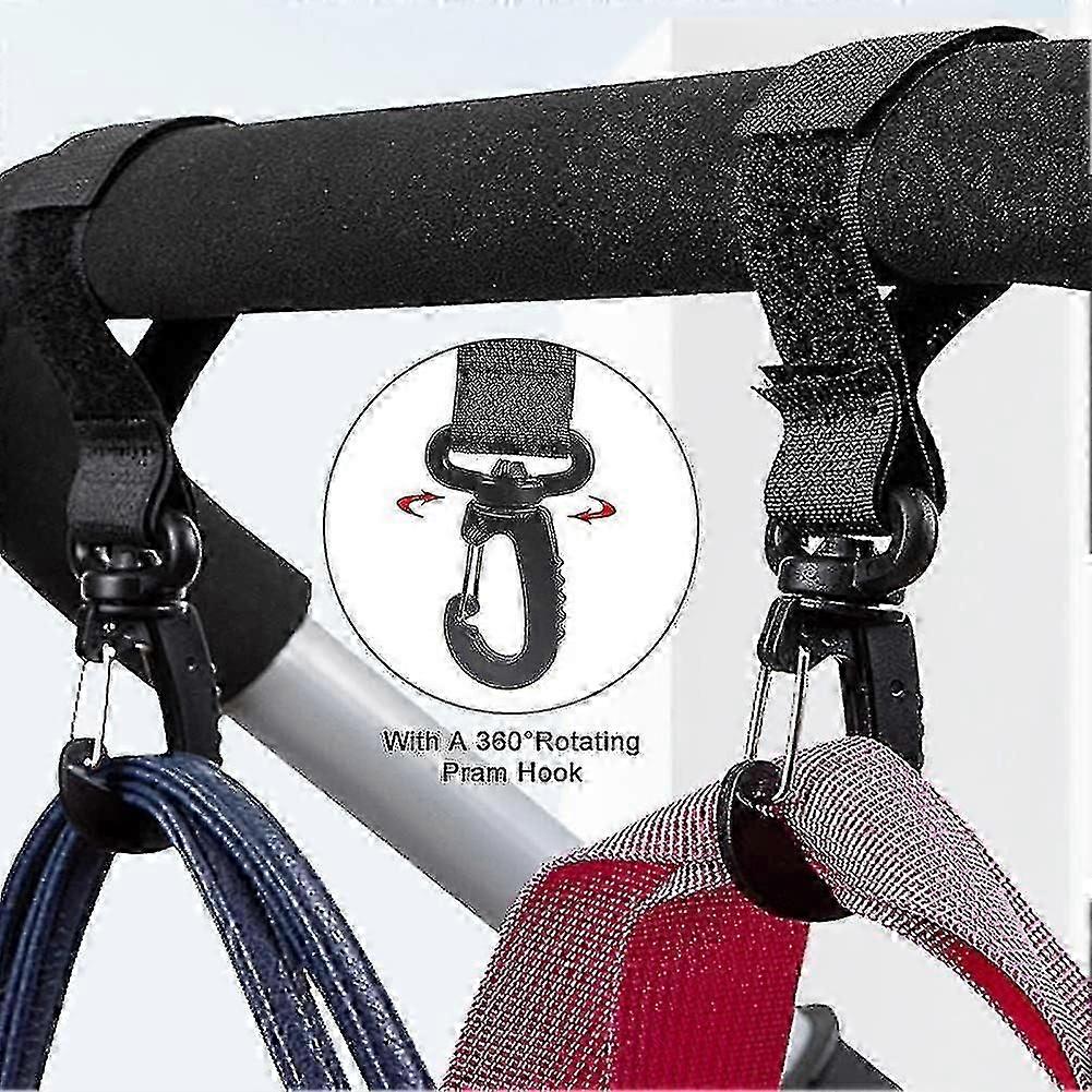 4 pcs Stroller Hooks, Stroller Hook, Universal Stroller Hook, Universal Stroller Hooks, Stroller Bag-Yvan