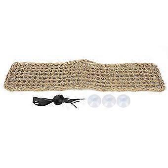Reptiles Pet Hammock Washable Lizard Pad Playing Resting with Suction Cup for Glass Tank