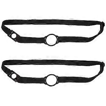 Water Kettle Straps for Hiking with Adjustable Universal Bottle Holders 2Pcs