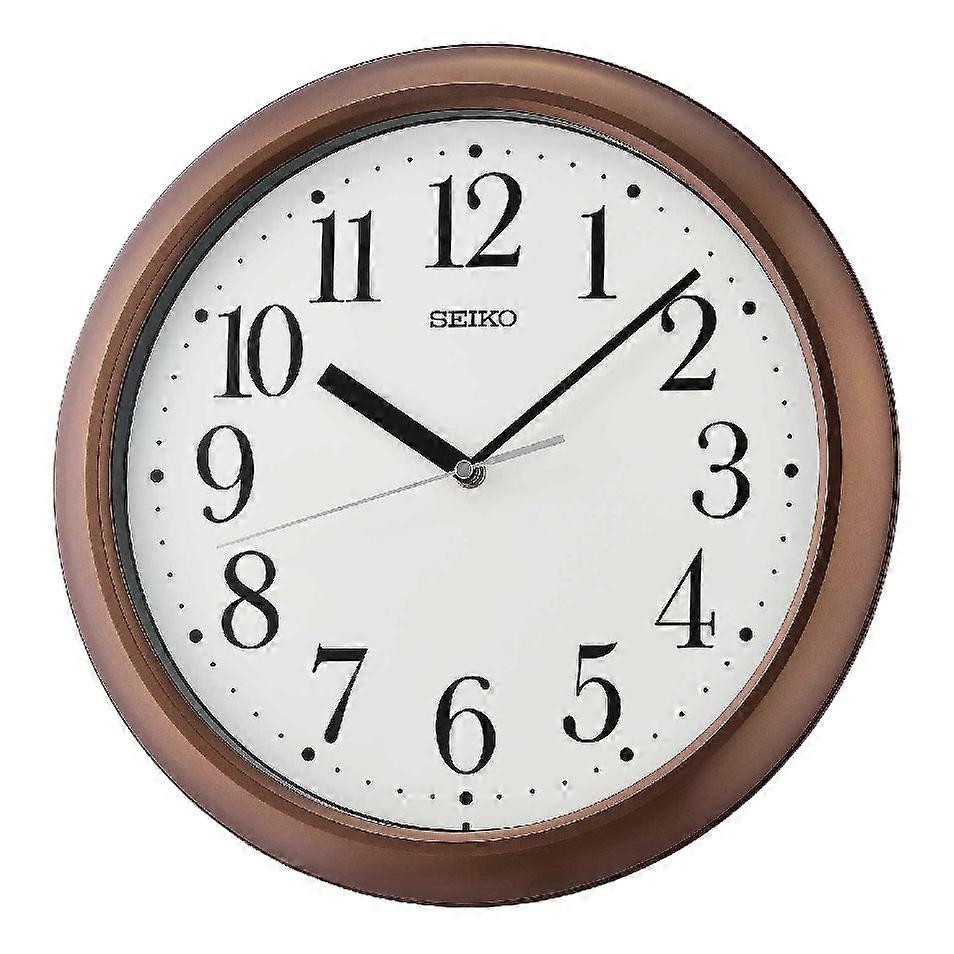 Seiko Brown Analogue Wall Clock QXA787B