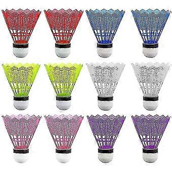 Pack Of 24 Badminton Shuttlecocks Badminton Plastic Ball Foam Head For Kids Adults Sport Activities A (cy)