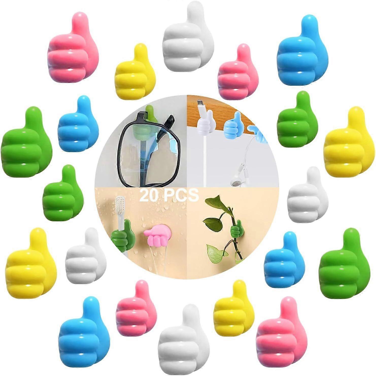 Silicone Thumb Wall Hooks Multipurpose Organising
