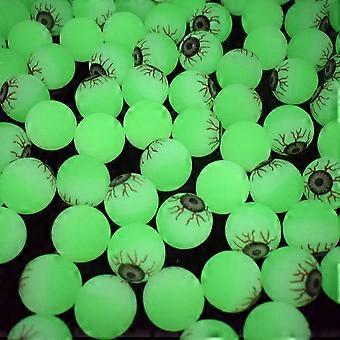 30 palline rimbalzanti fosforescenti - "Occhi magici" per bomboniere di Halloween, antistress, giochi e premi divertenti