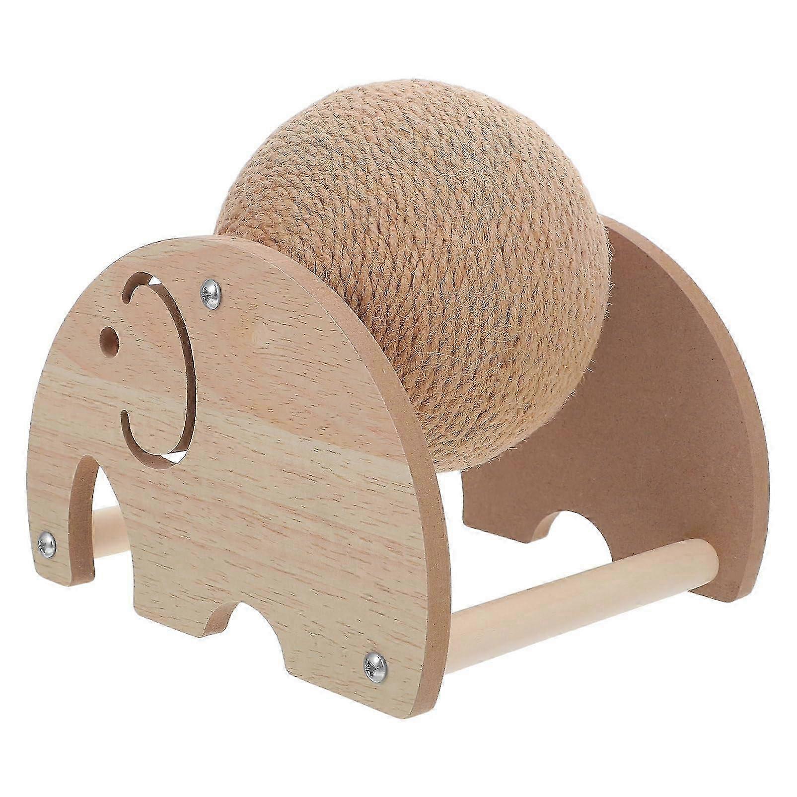 Compact Sisal Ball Scratcher Stand
