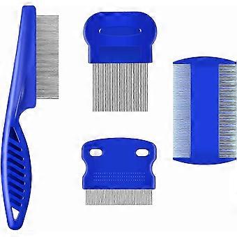 Ergonomic Stainless Steel Pet Comb Collection