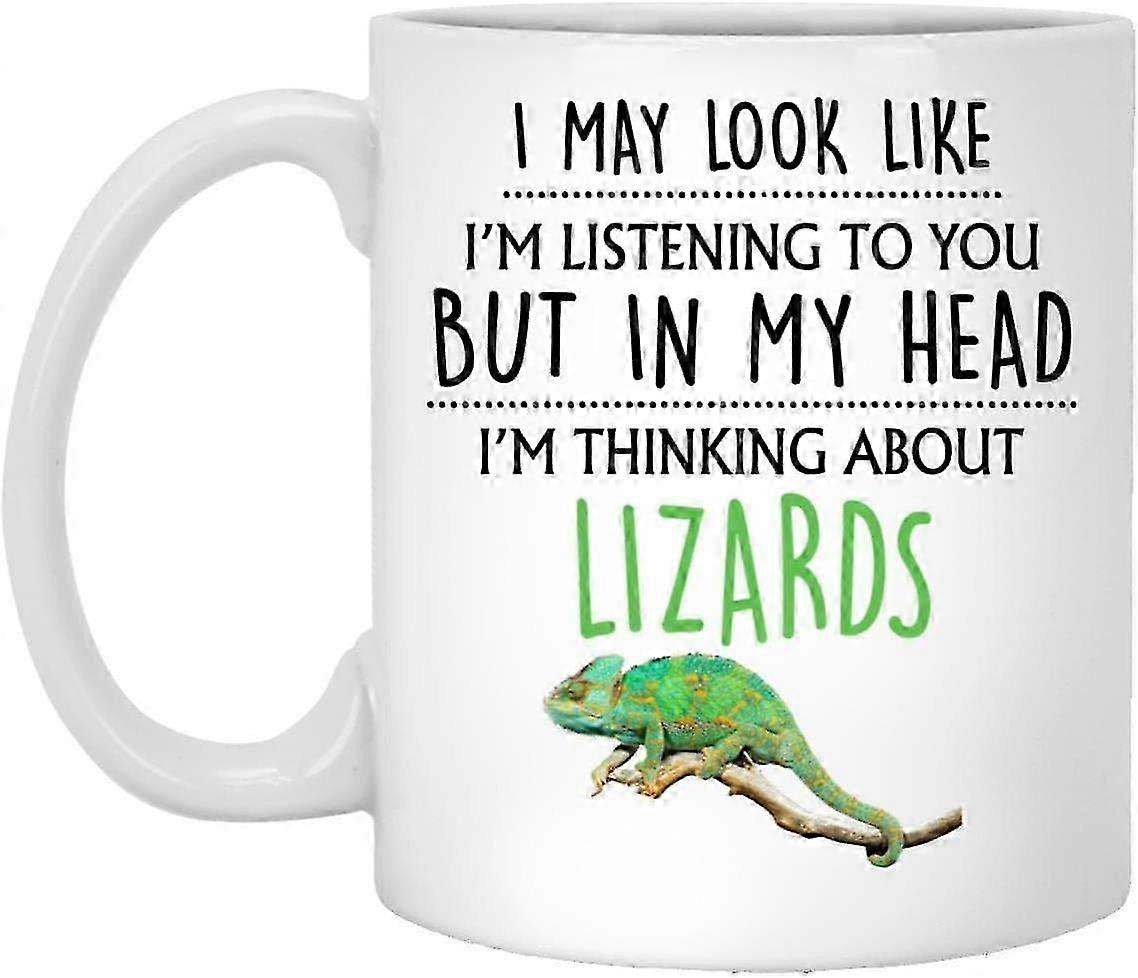 330ml Lizard-Themed Ceramic Mug