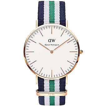 Daniel wellington classic nottingham watch for Unisex Analog Quartz with Nylon 0108DW bracelet