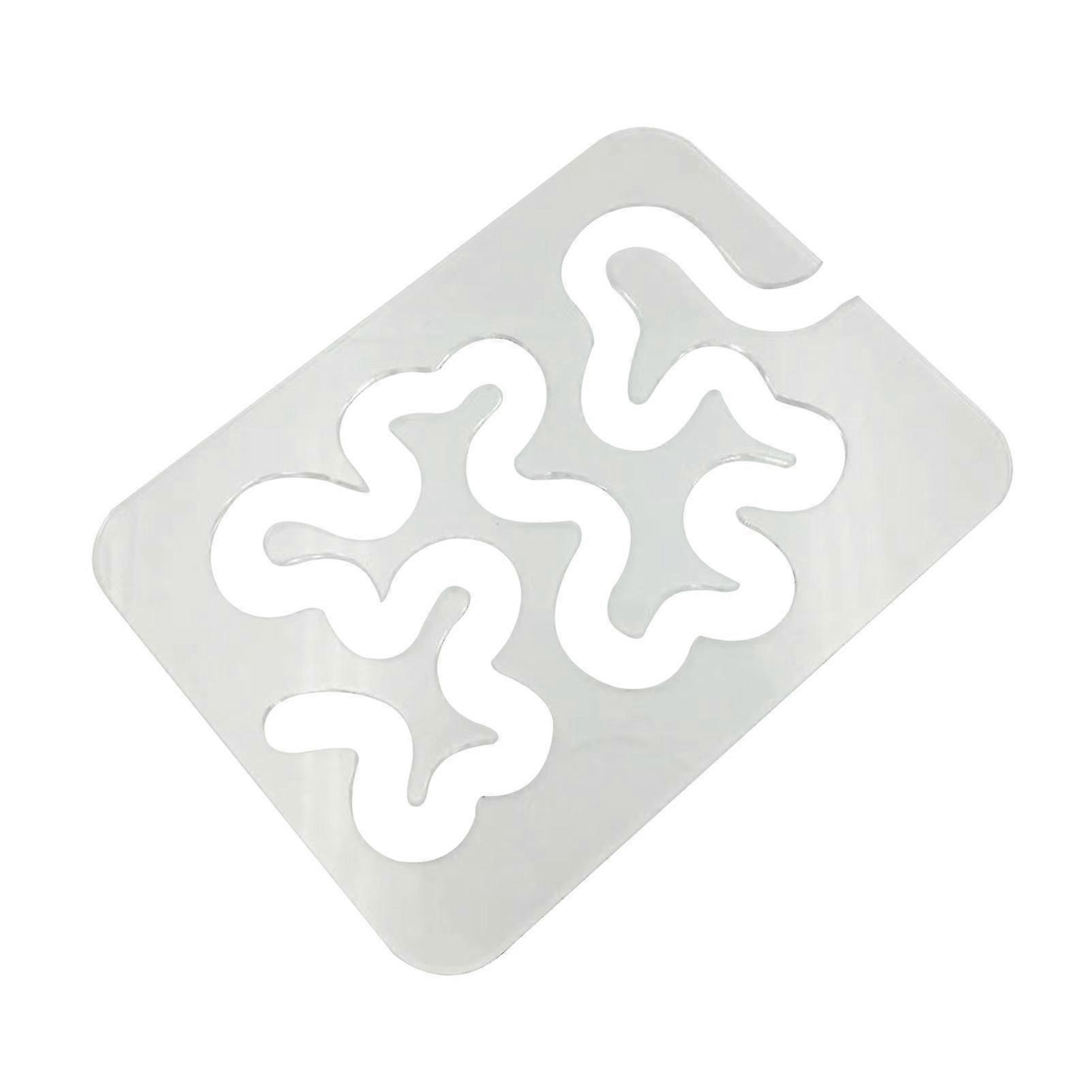 Patchwork DIY Craft Simple Meander Free Motion For Machine Quilting Template