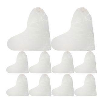 Pe Rain Shoe Protector Covers for Rainy Day Outdoor Use 10Pcs