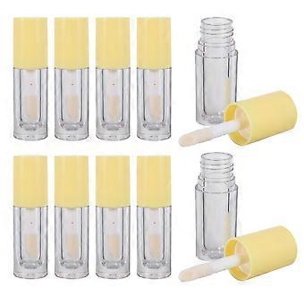 Lip Gloss Bottles with Brush Head for Storage Use 10Pcs Transparent Tubes