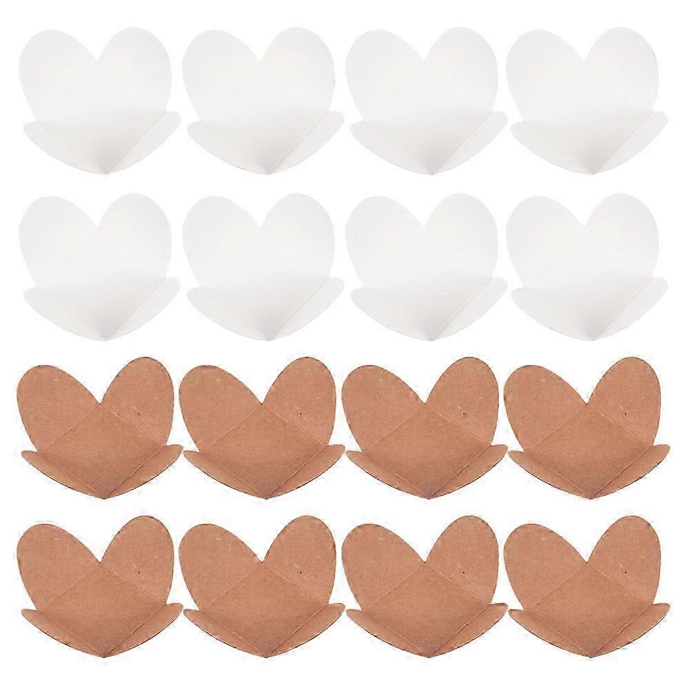 Chocolate Paper Tray Kraft Material compatible with Storage 100Pcs Set