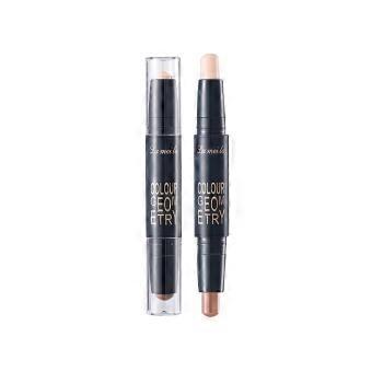 High Gloss Dressing Stick Female Double Head-use Nose Shadow Dressing High Gloss Powder Concealer Shadow PU6980