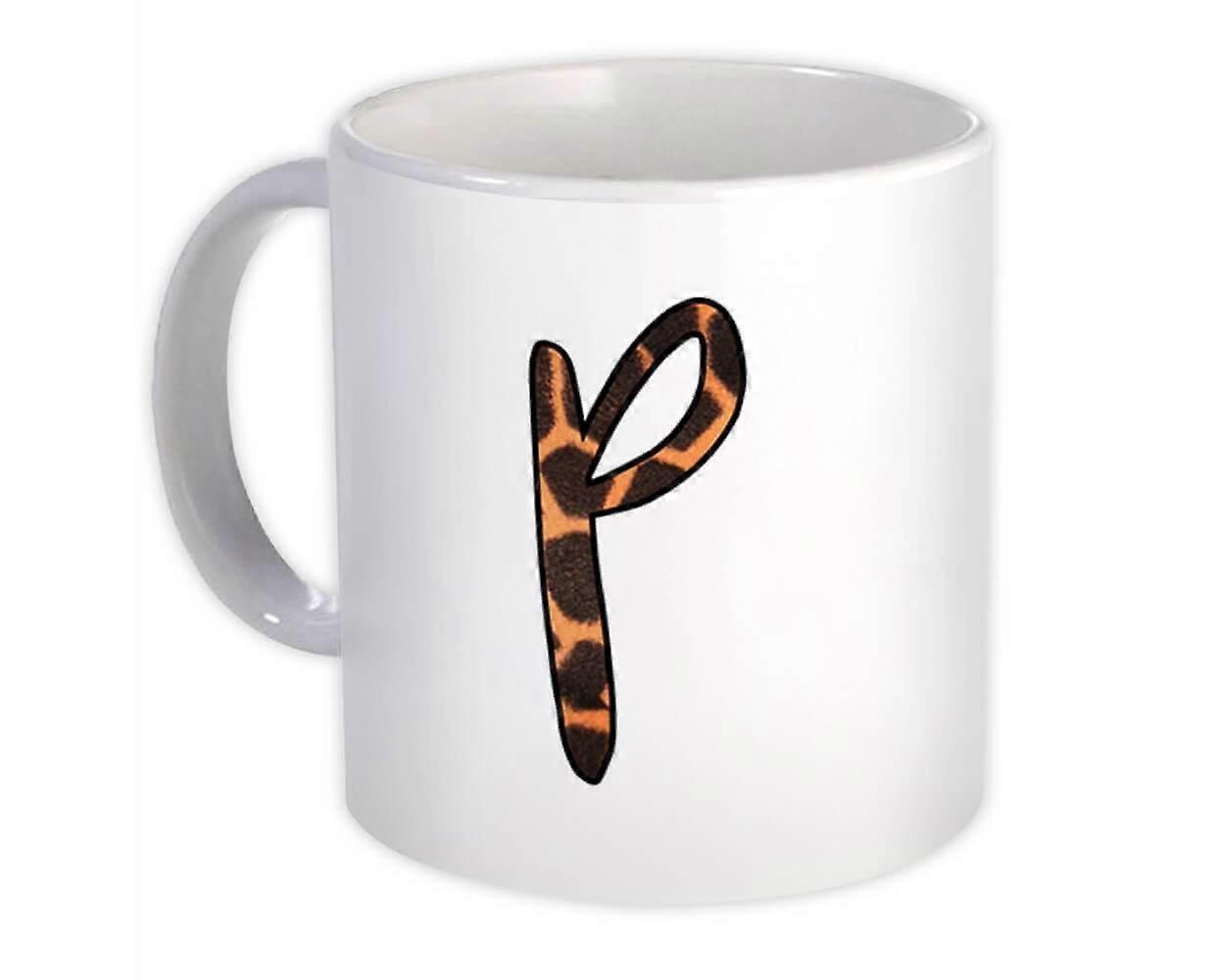 Monogram P Giraffe 11oz Mug