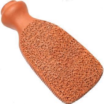 Foot Scrub Pumice Stone - Double-sided clay foot scrubber, professional exfoliating clay stone, suitable for foot, hand, and body care - removes callu