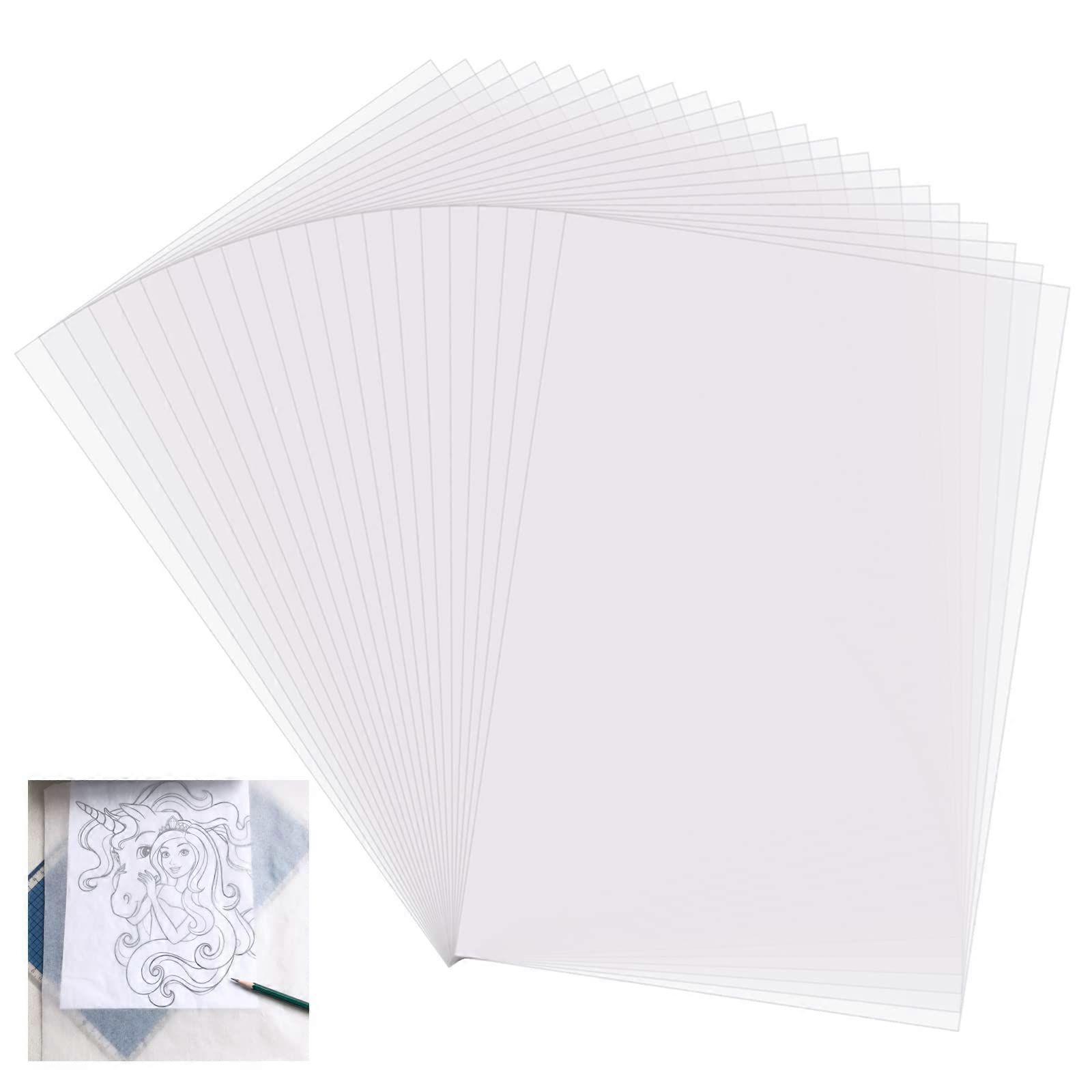 100 Sheets A4 Tracing Paper, Transparent Transfer Paper for Drawing