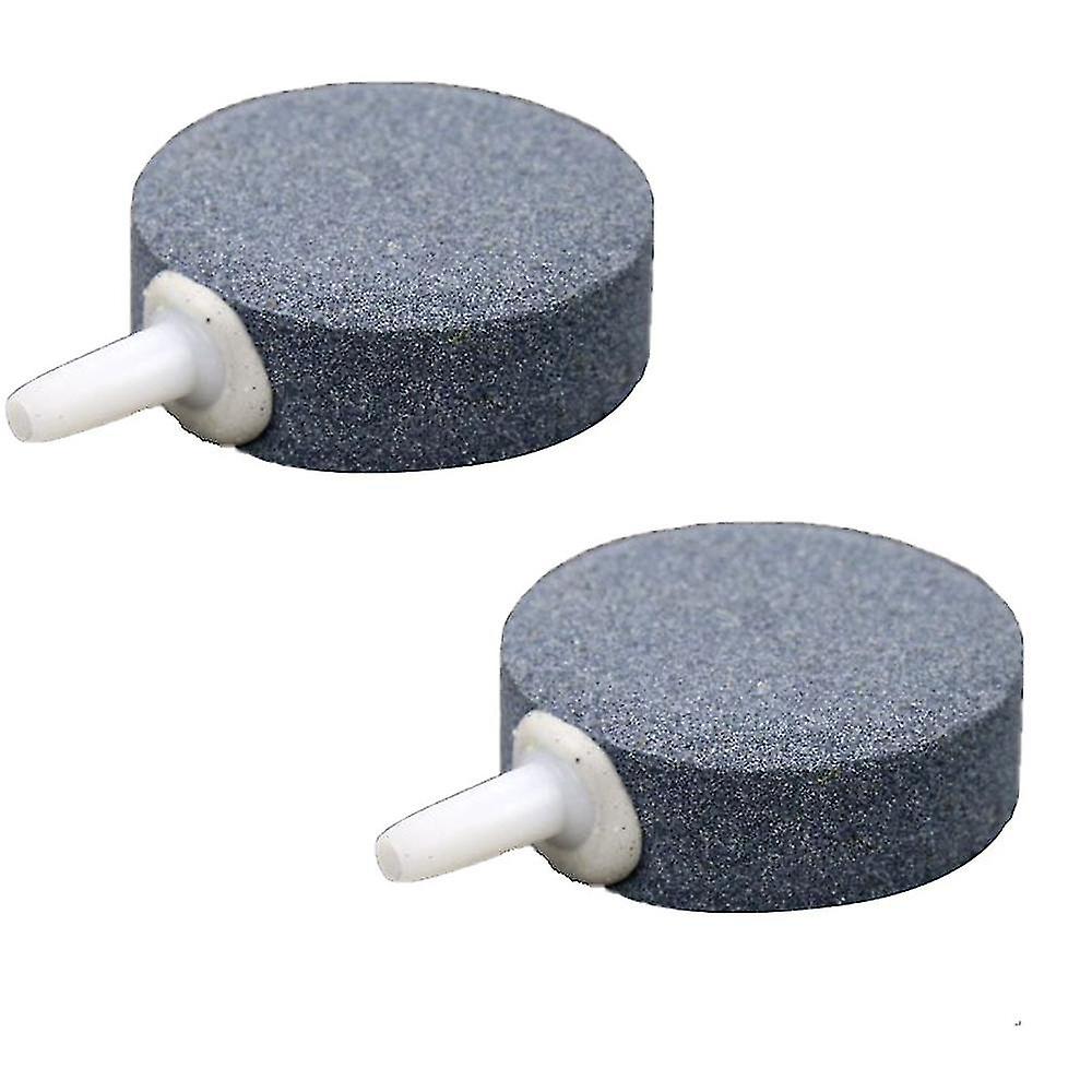 Pxcl Aquarium 4cm Air Stone Bubble Disc Diffuser Release Tool For Air Pumps Fish Tanks Buckets Small Ponds And Dwc Tanks, Set Of 2