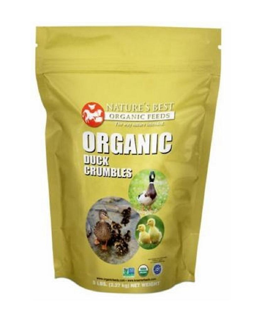 Nature's Best Organic SP0231C Poultry Supplies 5 Pounds Package Duck Crumbles