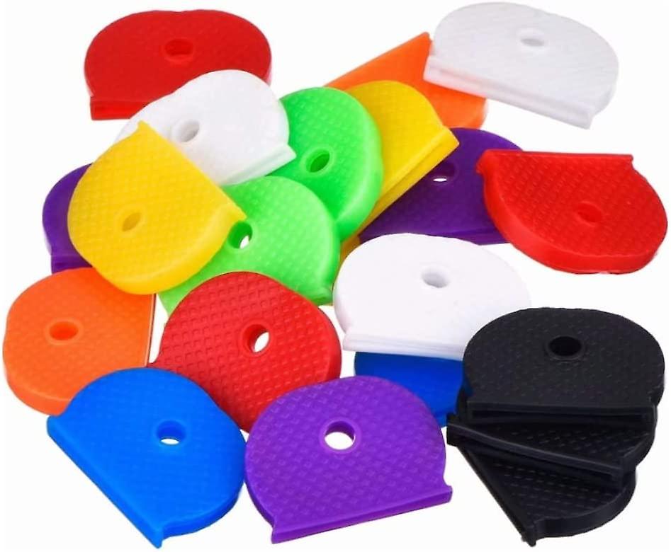 Flexible Key Covers for Easy Identifying Door Keys(4sets, multicolor)