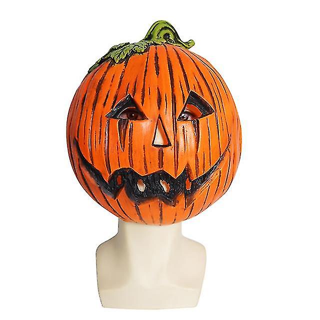 2022大人のハロウィーン衣装小道具ホームデコレーションのための不気味な笑顔のカボチャラテックスマスクコスプレ