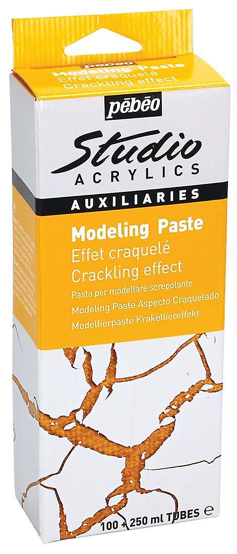 Pebeo Studio Acrylics Modeling Paste Crackling Effect Kit