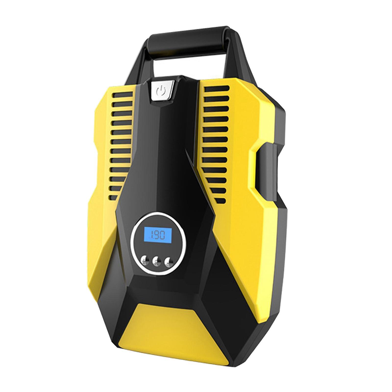 Portable Air Pump Car Electric Tire Inflator Compressor 19 Cylinder Pointer