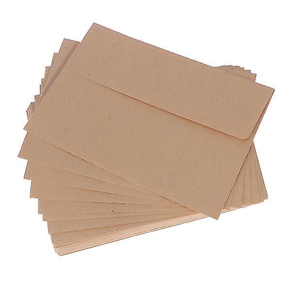 Blank Yellow Kraft Paper Non-printed Retro Plain Color Envelope For Invitations Card Postcard Writin