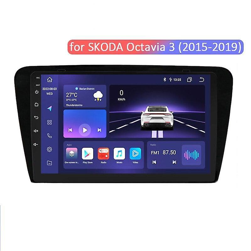 for SKODA Octavia 3 2015-2019 Android 12 Car Multimedia Player Auto Carplay Intelligent System