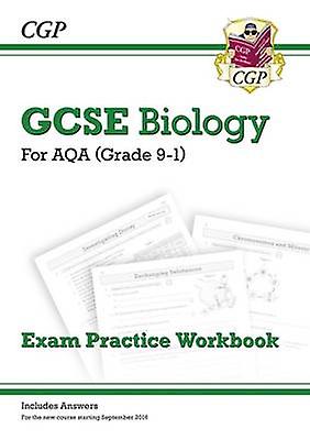 كتاب تدريبي جديد لامتحان الأحياء GCSE AQA Higher مع CGP Revisionhub من CGP Books، كتاب ورقي