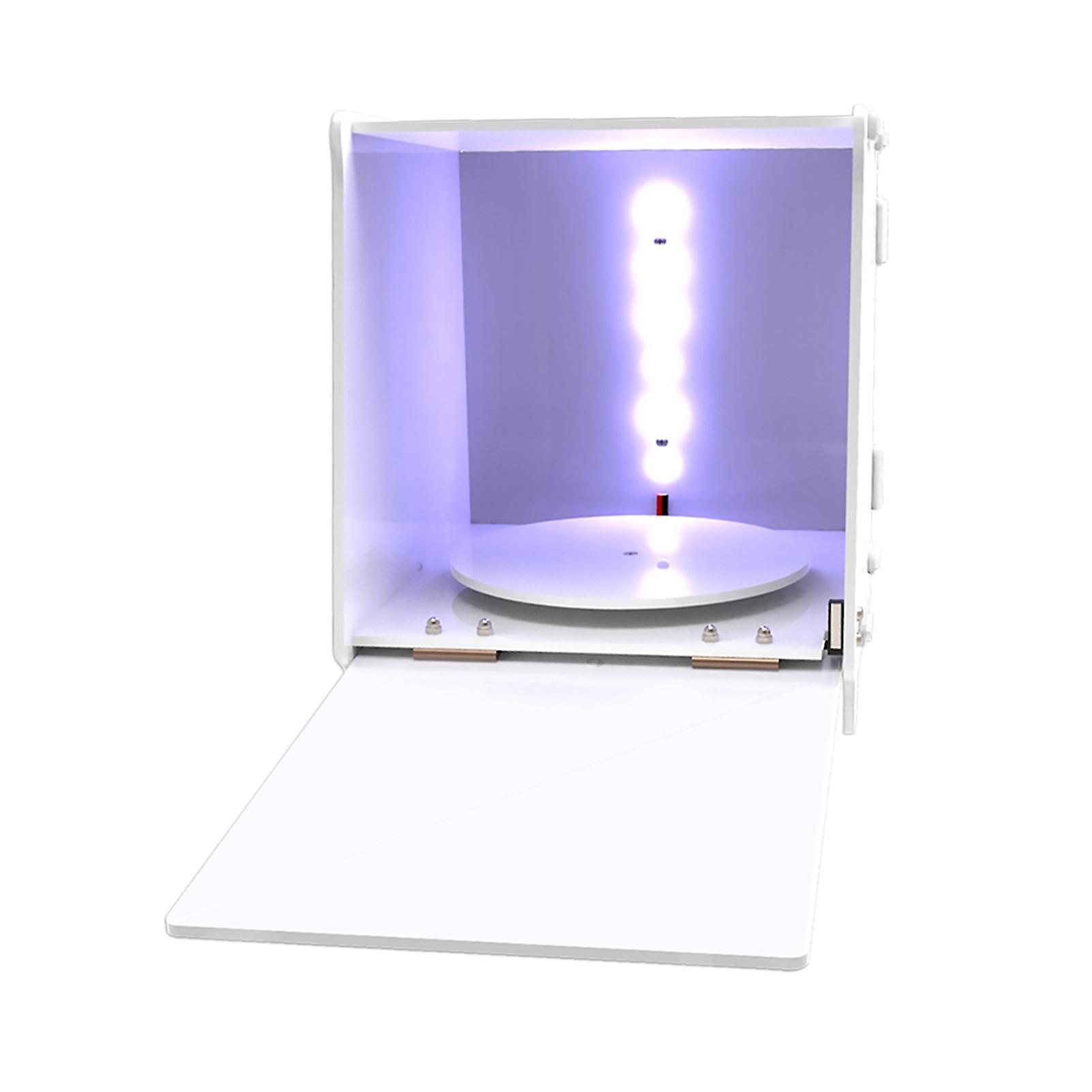 Uv Resin Curing Box With 360 Rotating Turntable Uv Curing Light Station Machine