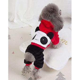 Panda Dog Cat Costume Pet Halloween Christmas Cosplay Clothes Cute