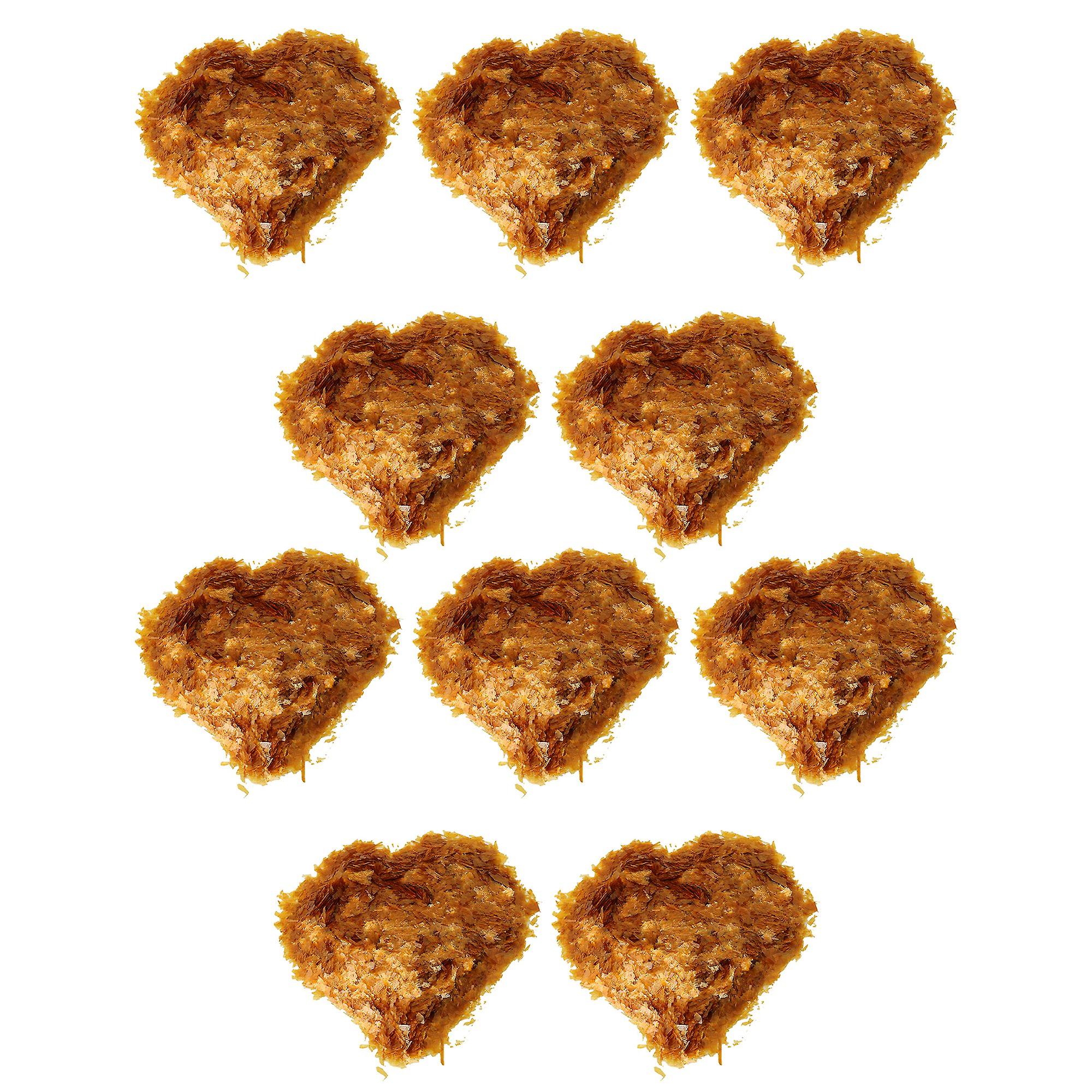 10pcs Yellow Super Blonde Shellac Flakes for Adhesive Coating Repairing