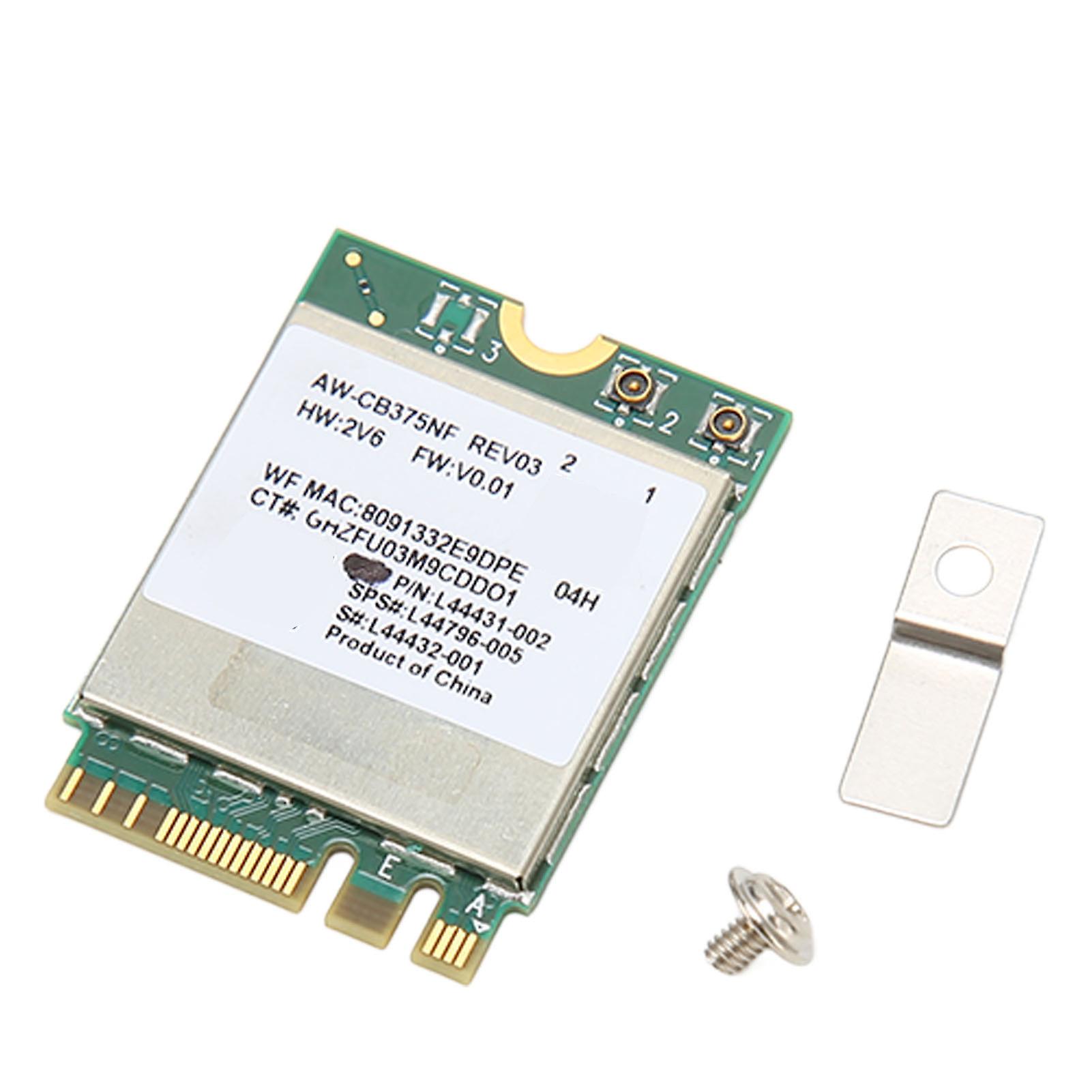 RTL8822CE Network Card 300Mbps 2.4G 867Mbps 5G BT5.0 Plug and Play M.2 WiFi Card for Laptop Desktop Motherboard
