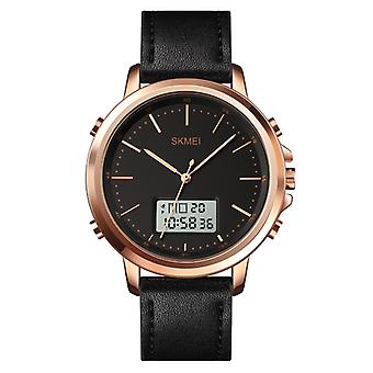SKMEI 1652 Herrenuhr, Farbe: Roségold Shell White Machine Rose Gold Shell White Machine