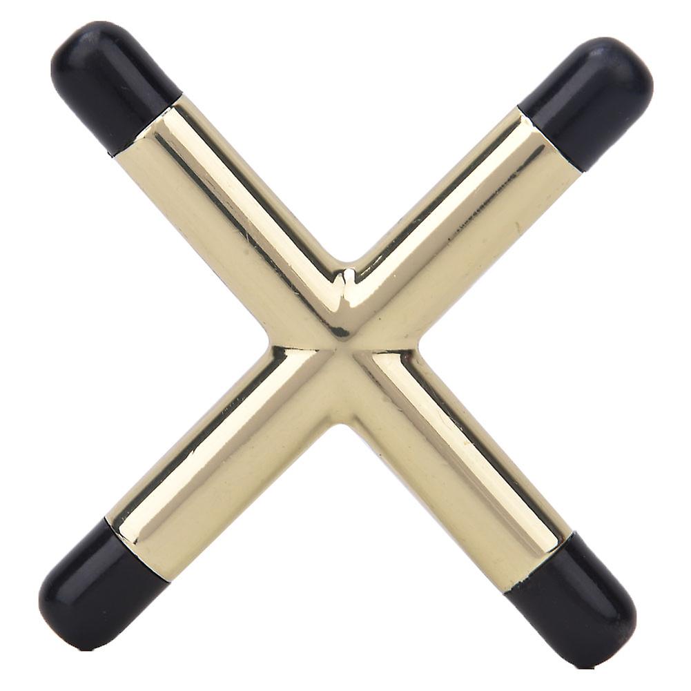 Durable Non-slip Metal Pool Cue Holder (Crossed with Plastic Particles)