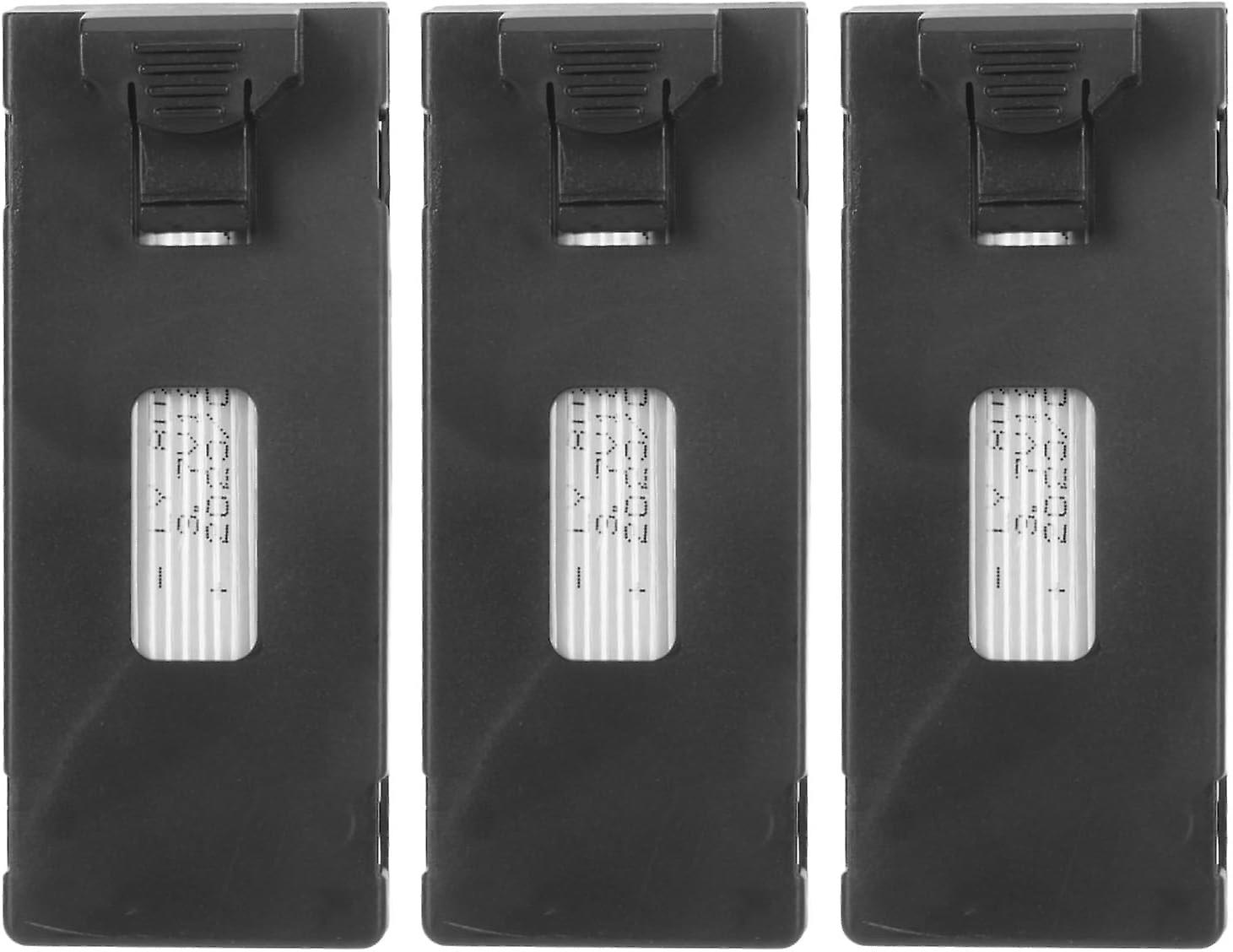 3PCS Drone Lithium Battery Replacement, 1800MAH 3.7V High Capacity Rechargeable Quadcopter Battery f