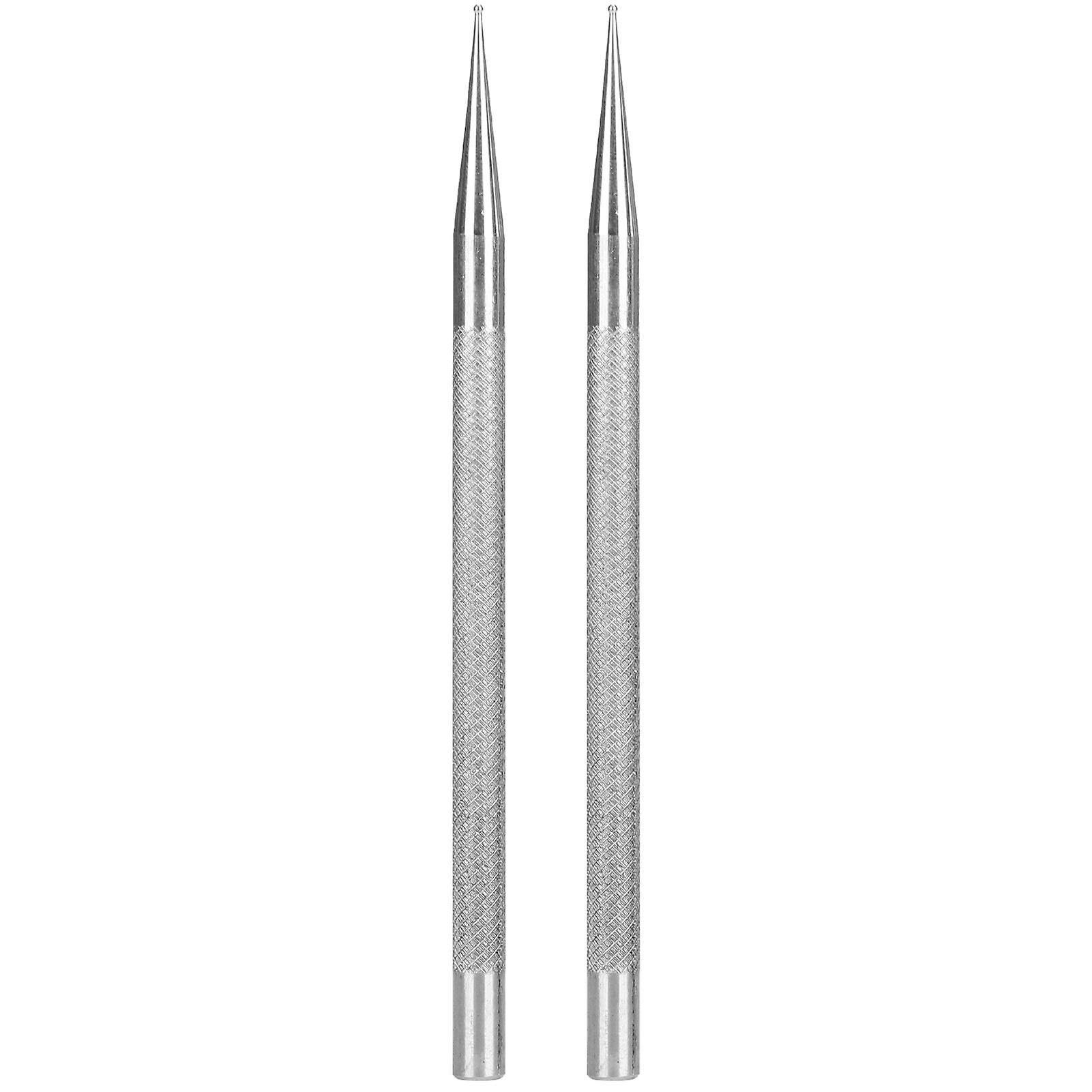 2Pcs Leather Scriber Pen Stainless Steel DIY Hand Made Craft Marking Drawing Tools