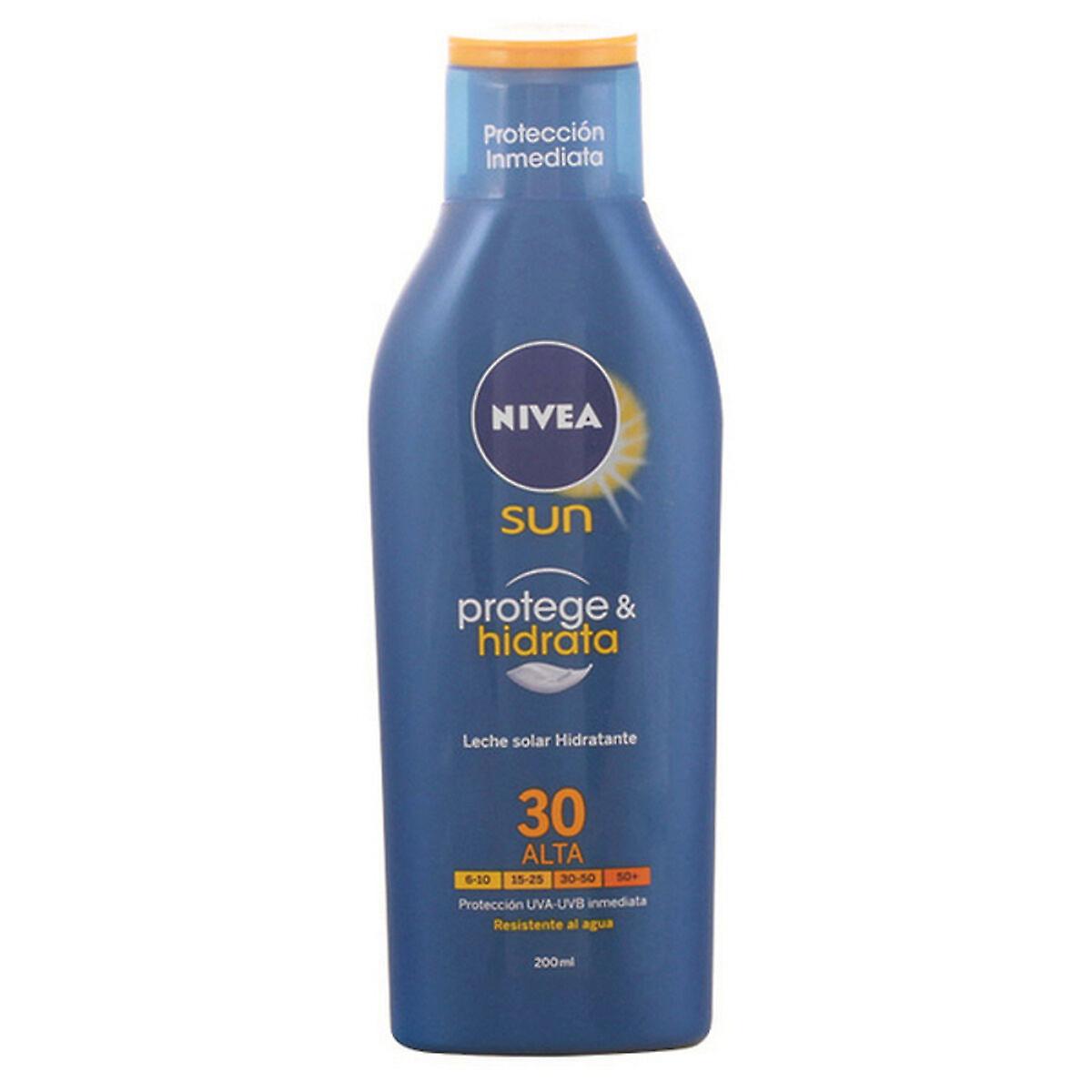 Sun Milk Protege & Hidrata Nivea SPF 30 (200 ml) 30 (200 ml)