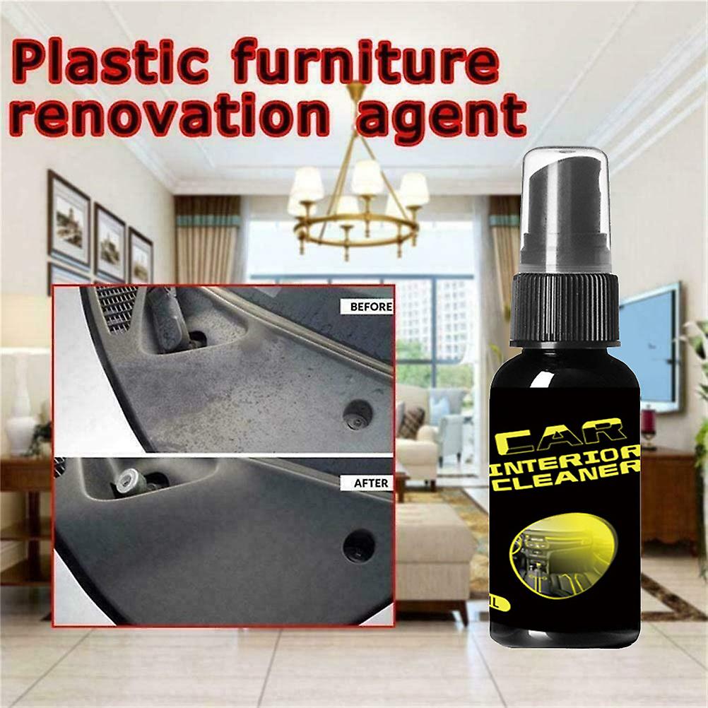 Car Interior Cleaning Agent 30ml/100ml Portable 10x3cm Bottle