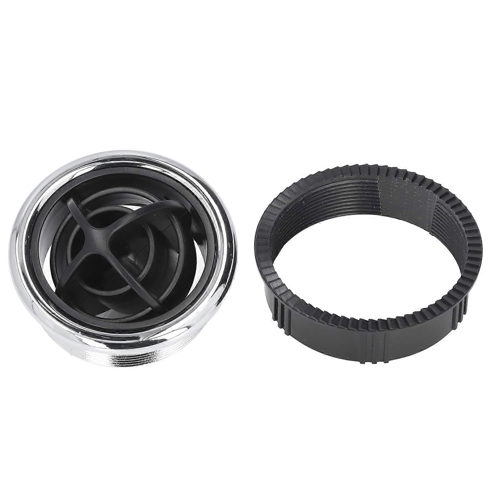 Air Conditioning Outlet Vent Round Thread Type 87mm/3.4in Diameter 75mm/3.0in Hole for RVs Buses Cars