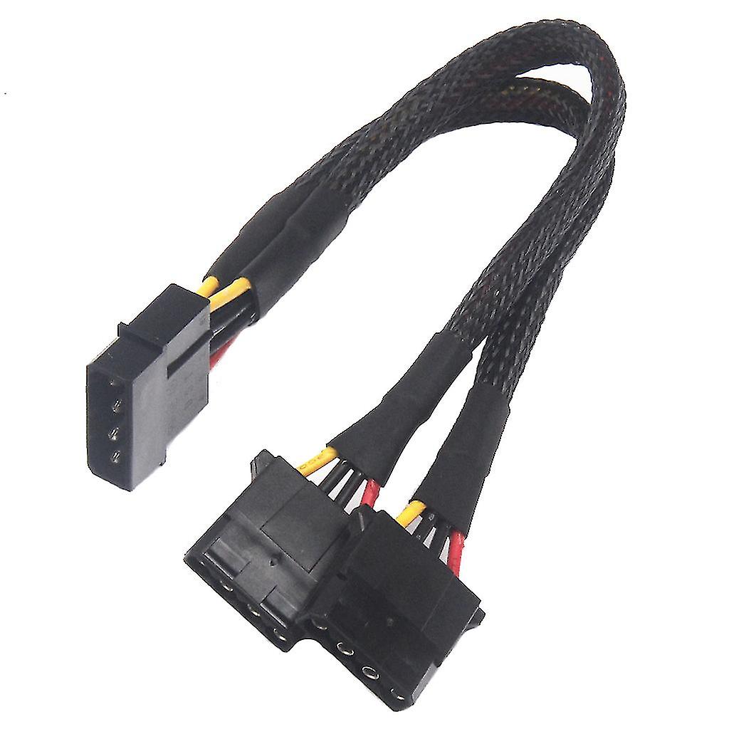 4pin D-type Port One-to-two Power Cord For Computer Host Adapter Accessories