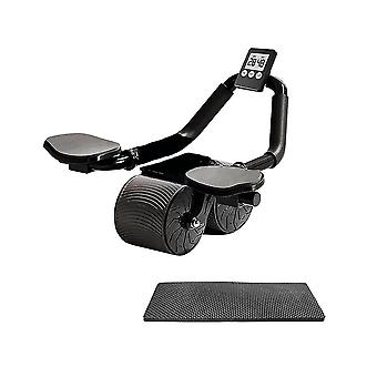 Self Rebound Abdominal Roller With Elbow Support And Timer - Abdominal Roller For Core Workout, Ab Workout