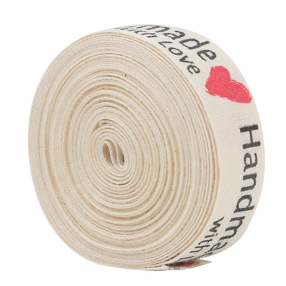 Cinta de algodón hecha a mano, cartas, envoltorio de regalo