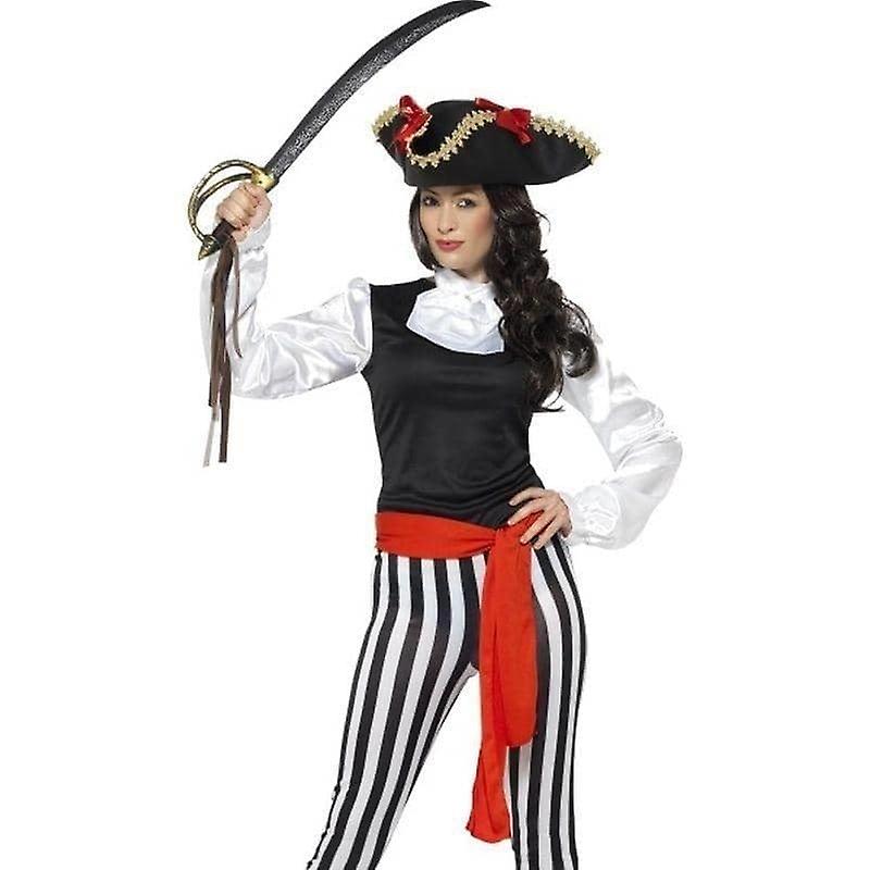 Κοστούμι Pirate Lady Με Κορυφή Μαύρο Ενηλίκων 25561m