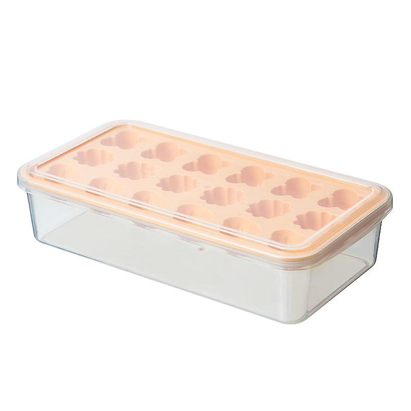 Ice Cube Trays Moids Frozen Storage Containers For Chocolate Cold Drinks Transparent 18-grid