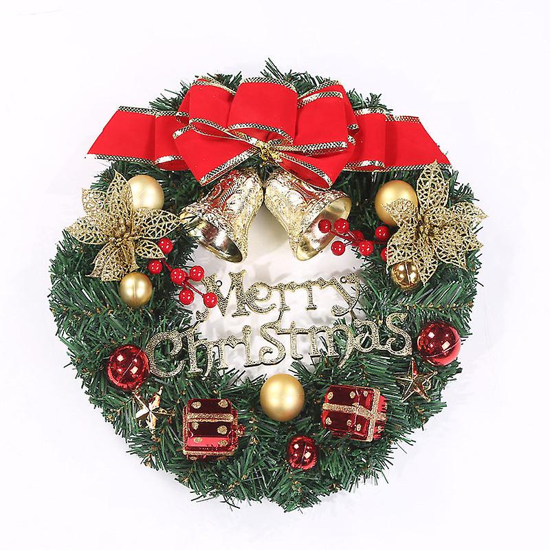 Christmas Gift Xmas Wreath Decoration 30cm Small Wreath Window Pendant