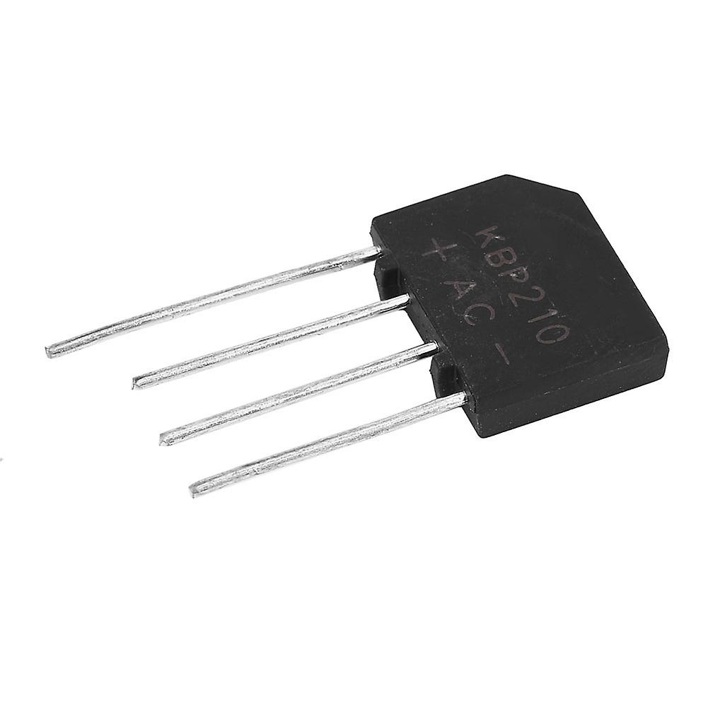 Delaman 2A 1000V Diode Bridge KBP210 Flat Rectifier Bridge for Electronic Circuit(10 PCS) L58HF